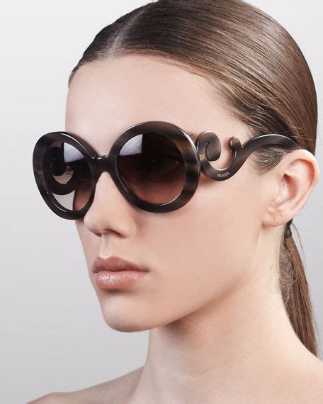 prada 52mm baroque sunglasses|Prada baroque sunglasses for women.